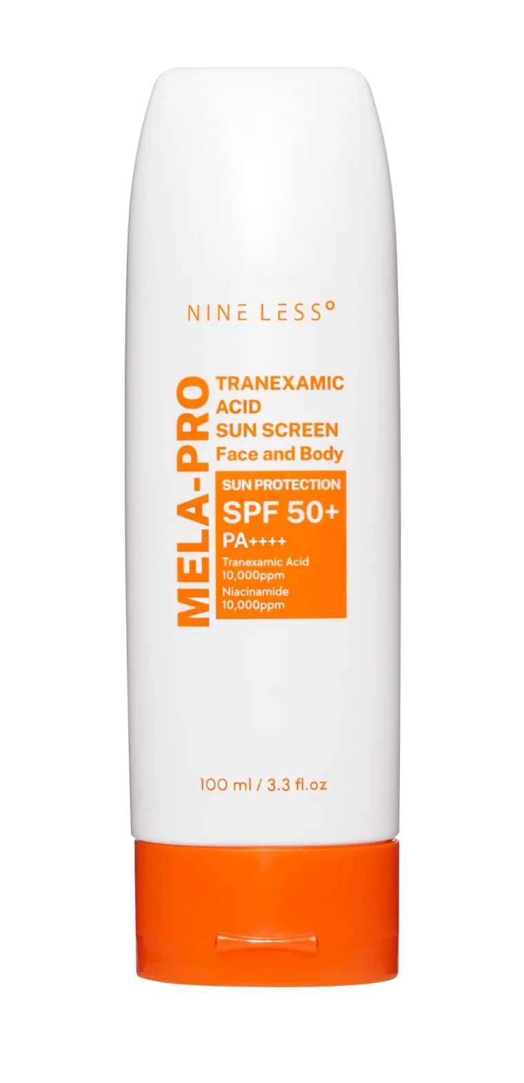 Sunshine Less Screen Nine Less, Mela-Pro Tranexamic Acid Sun Screen SPF50+, 100ml ...
